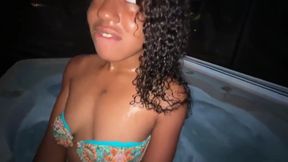 Cheerleader Ask by Stepdad Why She Ass Fucking Everyone at College Anal Hot Tub