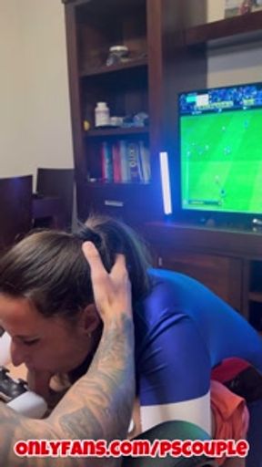 I Suck His FAT COCK🔥 He Couldn’t Continue Playing Fifa😳