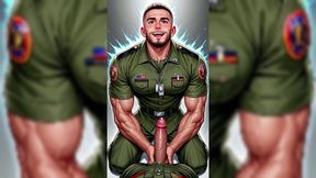 Ai Big Military and Army Gays Mix