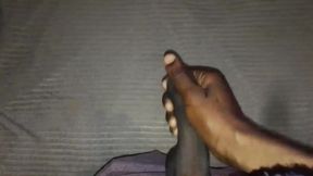 Black Dick Cum on Sheets