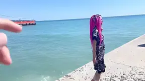 I Met Nerdy, Shy Angel At The Public Beach And Turned Her Into My Messy Resigned Anal Bitch. This Babe Squirted All Over Her Face!!!