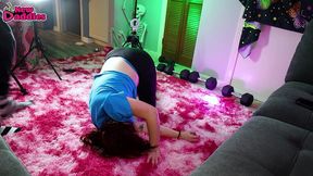 step sis stretches her ass and throat ~ pov bj & anal