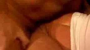 Two hot babes share lucky guy in FFM threesome