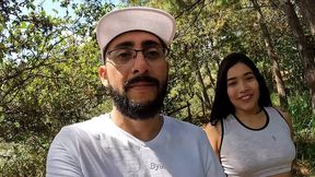 i go out to play sports with my friend linda houston, but she has better plans and gives me a spectacular blowjob outdoors