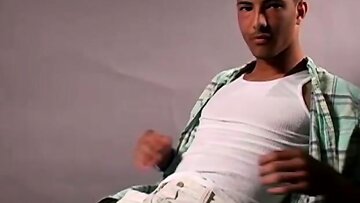 black homemade teases with his sizable rod and m