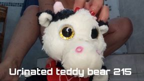 Urinated teddy bear 215
