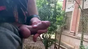 Guy Next Door Enjoying Multiple Cumshots Outdoors Solo