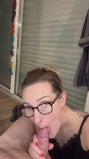 I suck him one last time today before going to bed and he ejaculates delicious sperm