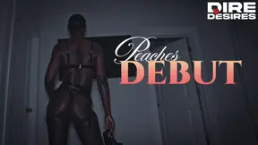 Peaches, the ebony amateur babe with a tight little hole and a juicy