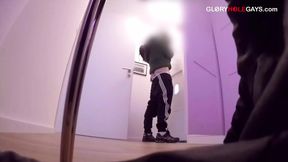 Rough Gay Bro Craves It Raw - Double Load in a Threeway Gloryhole Session