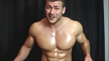 Cum Covered Sweaty Muscle Hunk