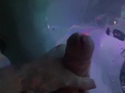 Eric cum under water in pool
