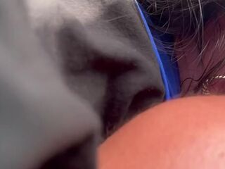 my wife completely DEVOURING my twat in the car ????????