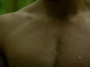 Uncut Muscle God Jerks Off In Jungle
