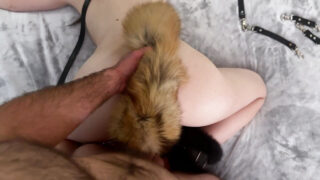 Messy anal creampie for amateur Ukrainian girl by big dick