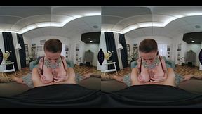 Horny Tattoed Bbw Doggystyle Offering Her Pussy - Big Tits Blowjob and Titty Fucking Vr 360 Porn