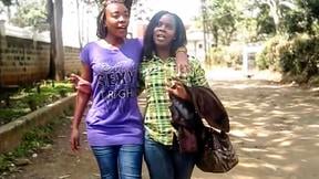 Sexy Natural Black Lesbians Get Horny