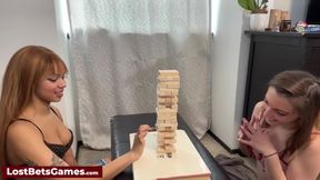 Enjoying A Sex Toy From Her Skinny Lesbian Friend