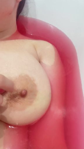 Big Natural Tits in Shower