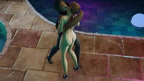 kasumi x futanari phase 4 in pool