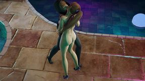 kasumi x futanari phase 4 in pool