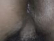 Ebony BBW slams on the dick hard
