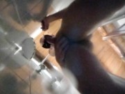 pissing in shower - open your mouth and drink my piss - pissing on camera