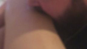 His and hers request biting her legs and leaving a few marks