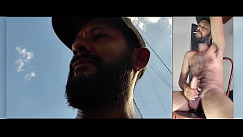 Redneck Smoking in Woods and Jerk Off at Home