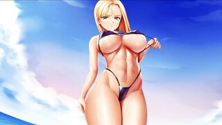 Cyber Crush's Big Titted Sakura on the Beach (4K 60FPS)