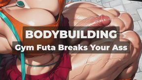 BODYBUILDING - GYM - Muscular Futa Breaks You in the Gym After Hours - 6’3” ripped futa goddess catches you staring, spots your bench… then pounds your hole until your legs give out