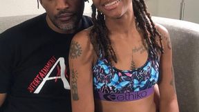 B Breezy in a rush to fuck her Step father before Mom comes home (Full) (P2)