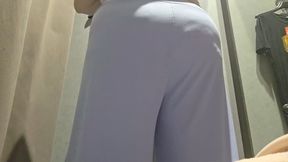 The Tightest Fit: Nicoletta’s Struggles in the Changing Room 4K