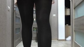 BLACK TIGHT PANTYHOSE!AVI