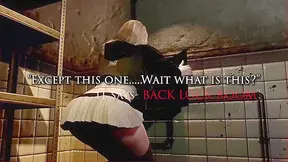 Curvy Survivor Seduced by Hung Zombie in Dark Abandoned Warehouse Escape