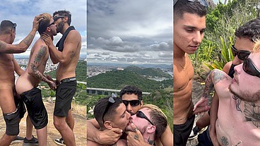 ADVENTURE WITH HUNG TWINKS IN THE TOP OF THE HILL