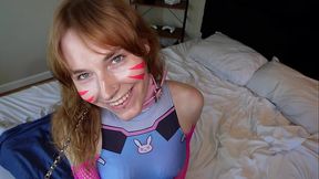 New Trans Starlet Zaira Gets Creampied in Dva Cosplay in First Ever Sextape
