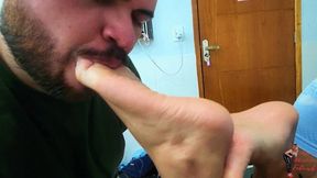 Foot gagging, part 3, by Anita Perversa and Slave, HD