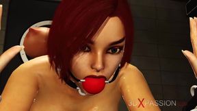 Inveigling miss's doggystyle scene