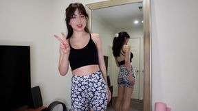 Naughty Activewear Try on - Full Nude
