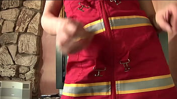 After taking off her panties, she bends over and gives her lover a blowjob, followed with...