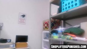 Megan Maiden′s huge tits and security guard seduction