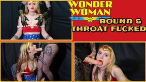 Wonder Woman Bound and Throat fucked