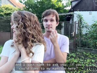 HUNT4K. Concupiscent hottie glad large wang with her enjoyable tongue and vagina