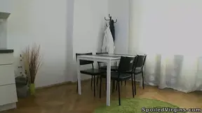 Young black teen's virgin pussy examined and fucked