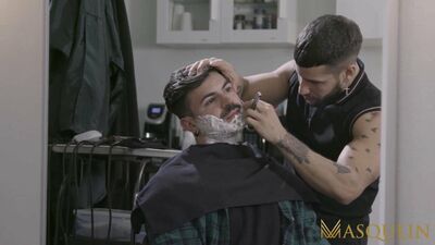Brock Banks & Ian Greene are fucking inside the barber shop