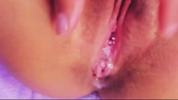 Excited 18-year-old Thai babe gets her juicy tight pussy fucked and cummed inside