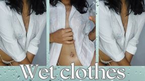 I wet my clothes with pee