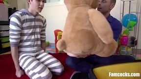 step Dad Buys A Doll To Fuck With &amp_ Helps Him