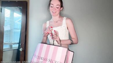 Verified Amateur Redhead Changing Room Blowjob Big Dick Lingerie